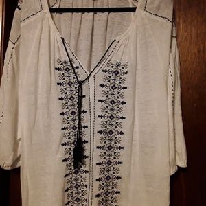 3/4 sleeve tunic